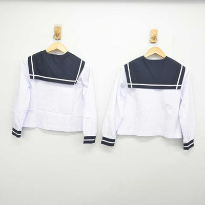 【中古】宮崎県 中郷中学校 女子制服 2点 (セーラー服) sf059820