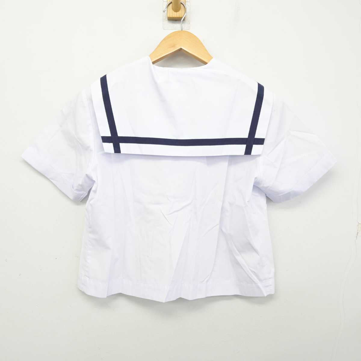 【中古】宮崎県 中郷中学校 女子制服 2点 (セーラー服・スカート) sf059821