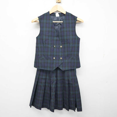 【中古】東京都 東京高等学校 女子制服 4点 (ブレザー・ベスト・スカート) sf059829