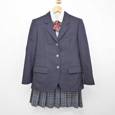 【中古】山口県 新南陽高等学校 女子制服 5点 (ブレザー・シャツ・スカート) sf059846