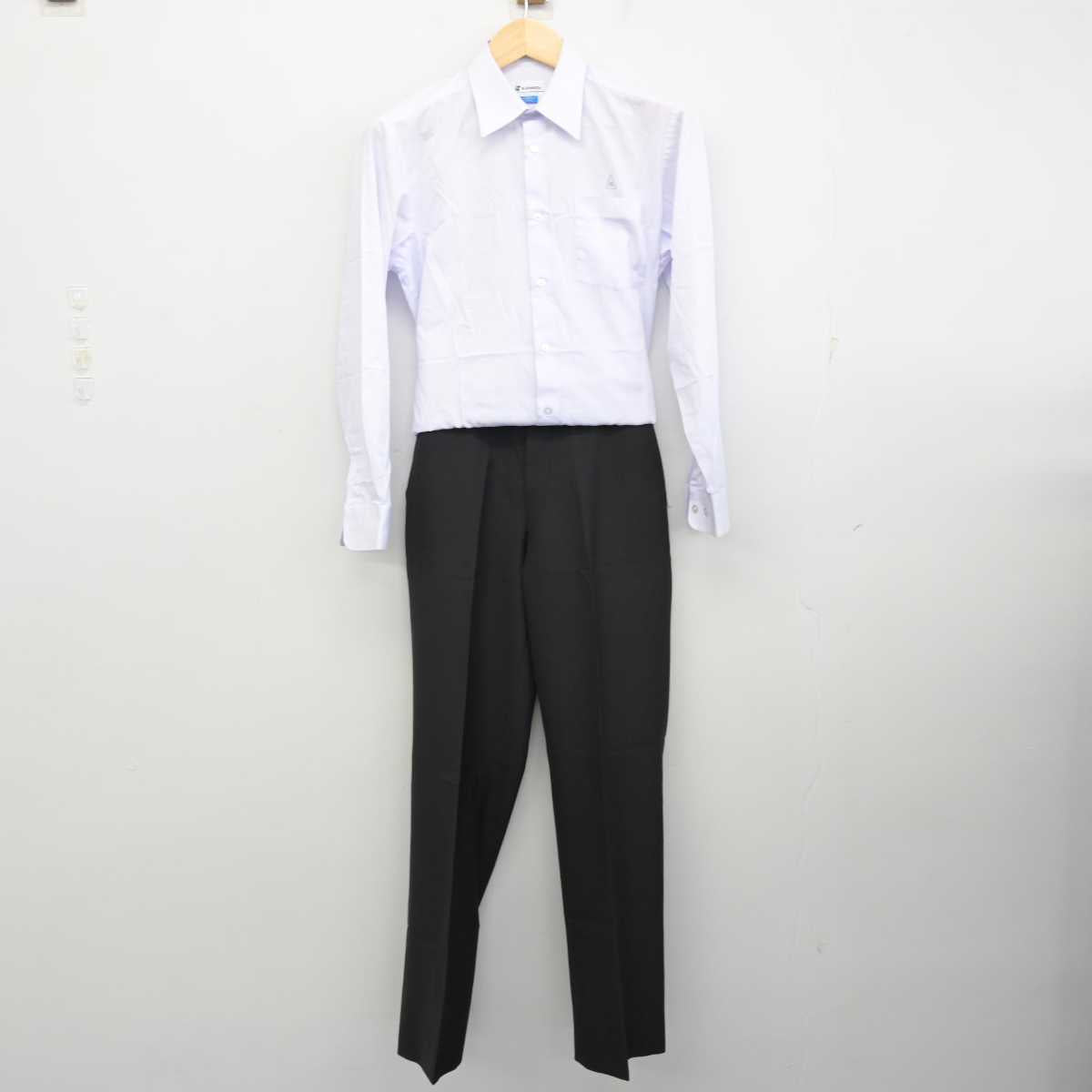 【中古】大阪府 北千里高等学校 男子制服 2点 (シャツ・ズボン) sf059856