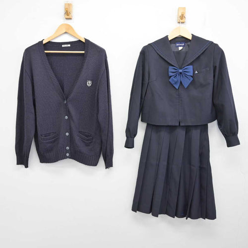 【魅力の】青森県 つがる市木造中学校 女子制服 3点 sf001032 学生服