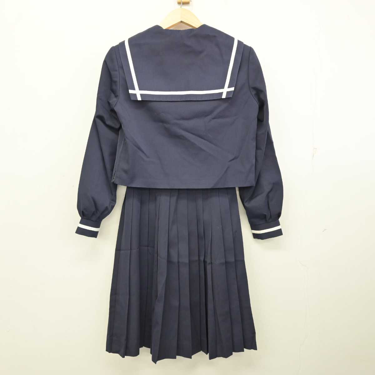 【中古】香川県 香川第一中学校 女子制服 4点 (セーラー服・スカート) sf059867