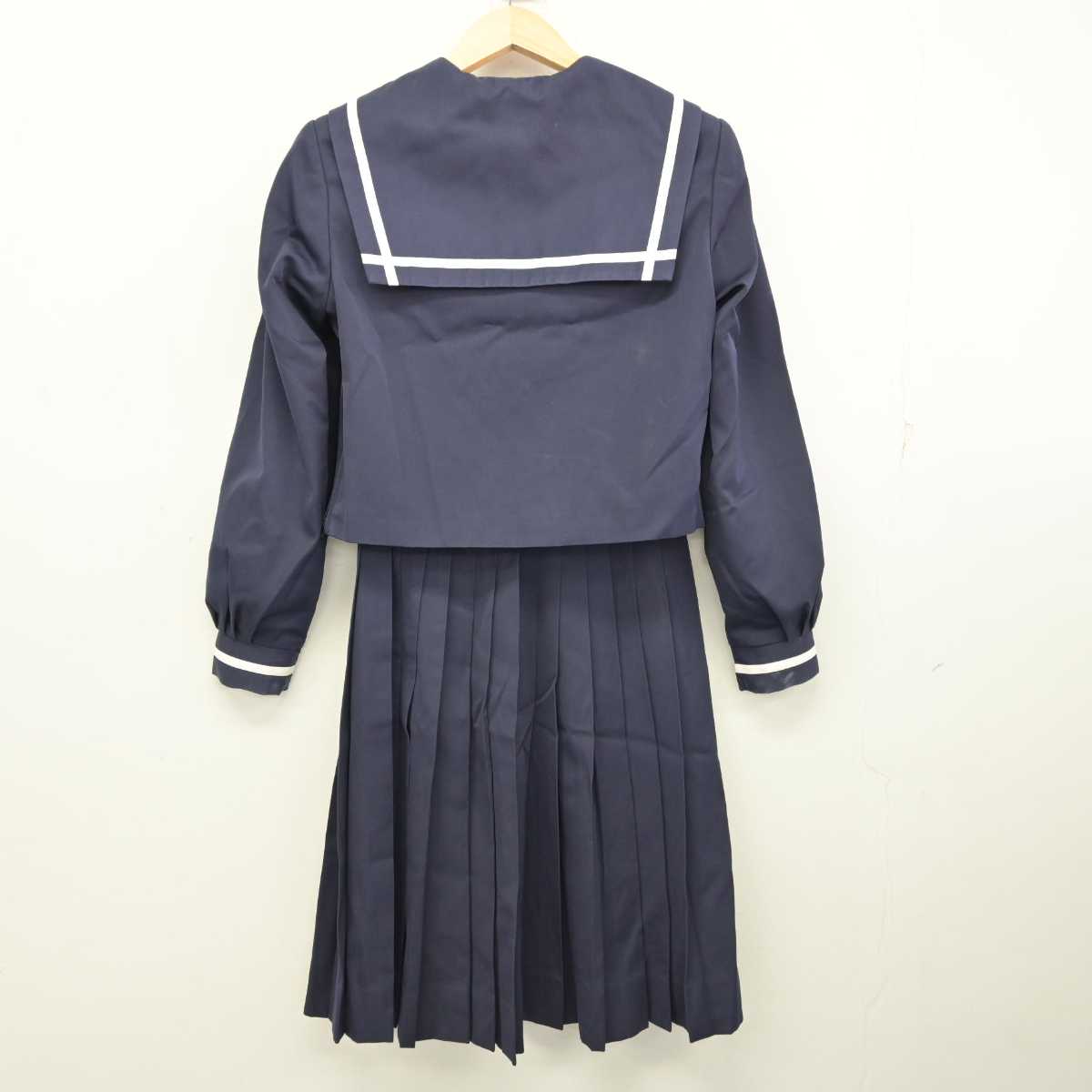 【中古】香川県 香川第一中学校 女子制服 4点 (セーラー服・スカート) sf059868