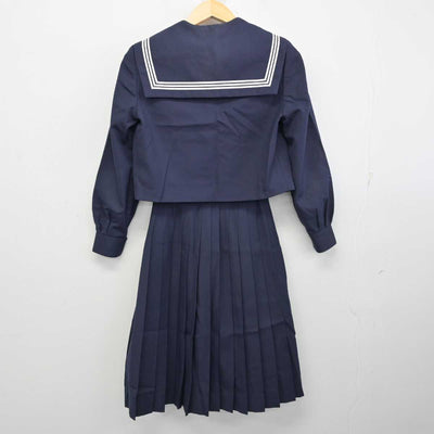 【中古】愛知県 尾西第二中学校 女子制服 5点 (セーラー服・スカート) sf059869