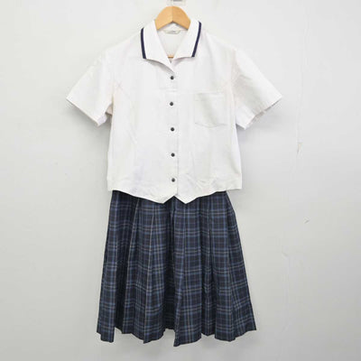 【中古】愛媛県 三津浜中学校 女子制服 3点 (シャツ・スカート) sf059877