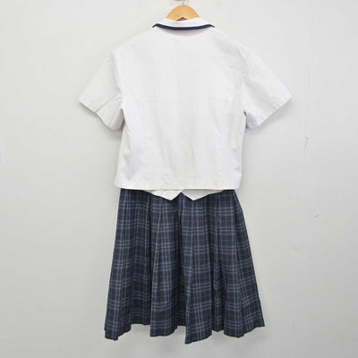 【中古】愛媛県 三津浜中学校 女子制服 3点 (シャツ・スカート) sf059877