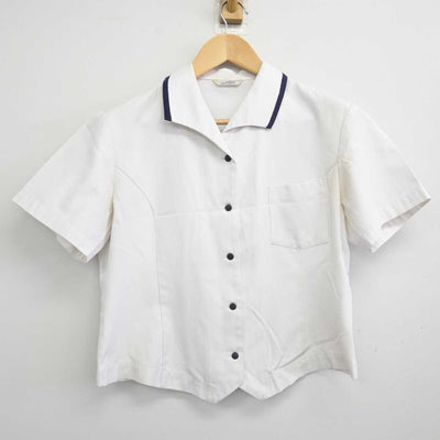 【中古】愛媛県 三津浜中学校 女子制服 2点 (シャツ・スカート) sf059878