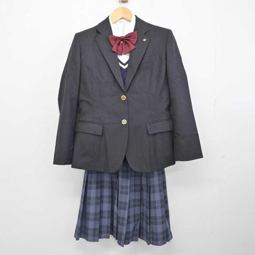 中古制服】大阪府 八尾翠翔高等学校 女子制服 4点（ブレザー・シャツ 