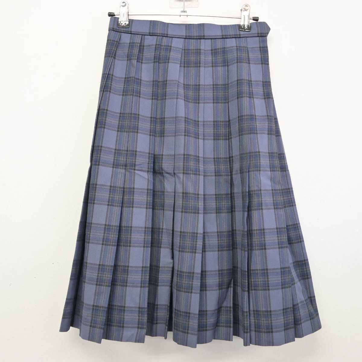 【中古】愛知県  岩津高等学校 女子制服 5点 (ブレザー・ニット・シャツ・スカート) sf059880