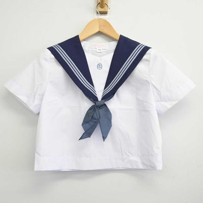 【中古】高知県 岡豊高等学校 女子制服 3点 (セーラー服・スカート) sf059887