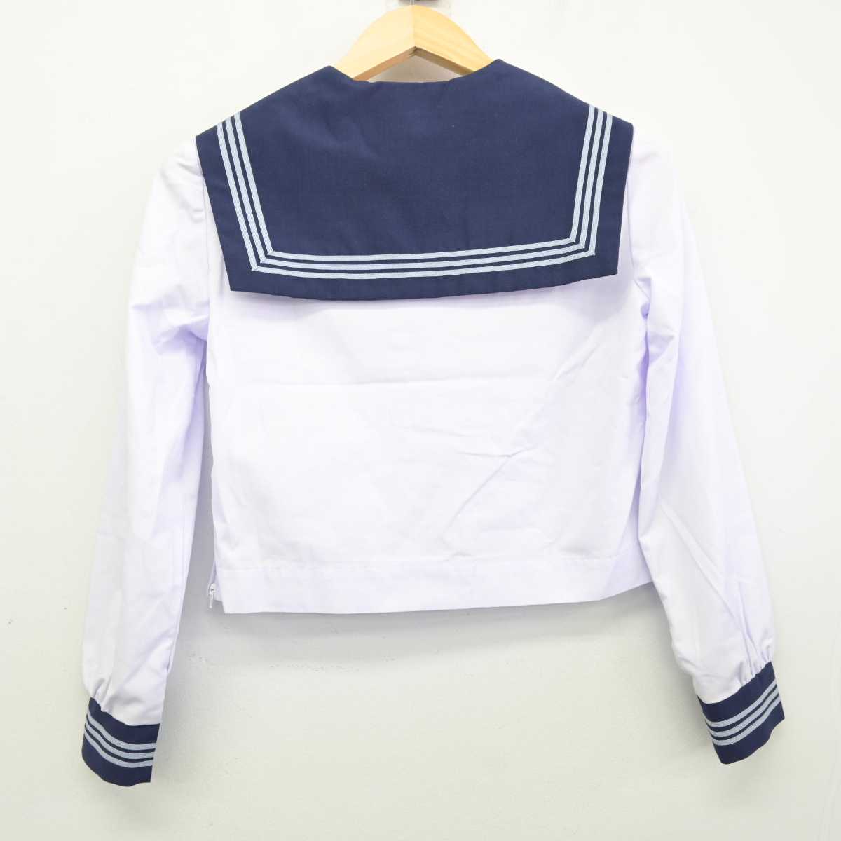 【中古】高知県 岡豊高等学校 女子制服 2点 (セーラー服) sf059888