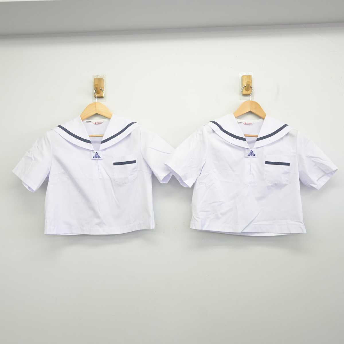 【中古】香川県 香川第一中学校 女子制服 3点 (セーラー服・スカート) sf059894