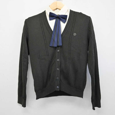 【中古】千葉県 八千代松陰高等学校 女子制服 3点 (ニット・シャツ) sf059897