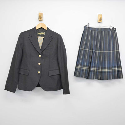 【中古】東京都 三田高等学校 女子制服 4点 (ブレザー・スカート) sf059911