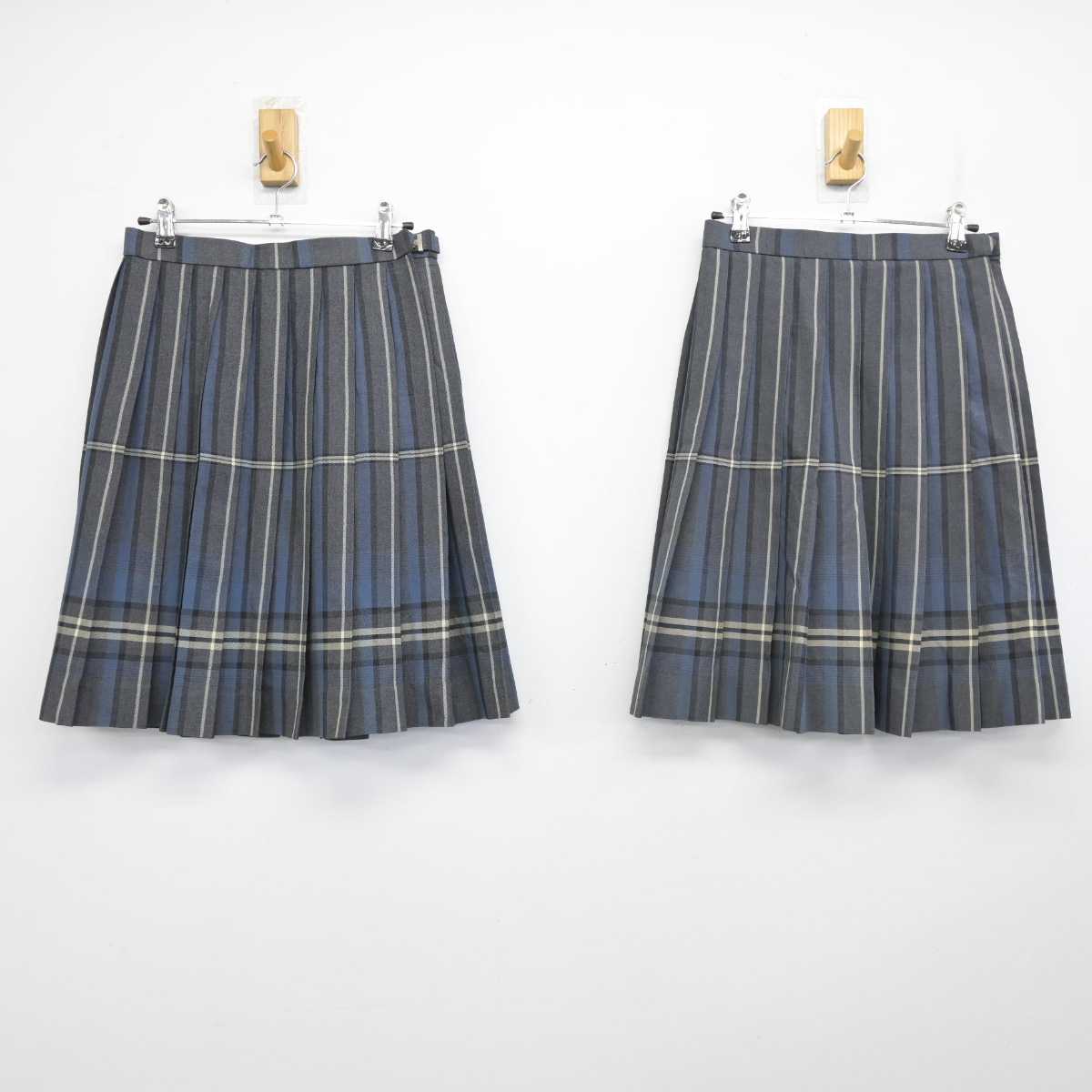 【中古】東京都 三田高等学校 女子制服 4点 (ブレザー・スカート) sf059911