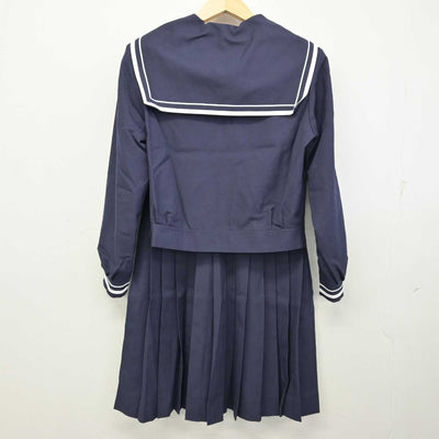 【中古】石川県 遊学館高等学校 女子制服 3点 (ニット・セーラー服・スカート) sf059917