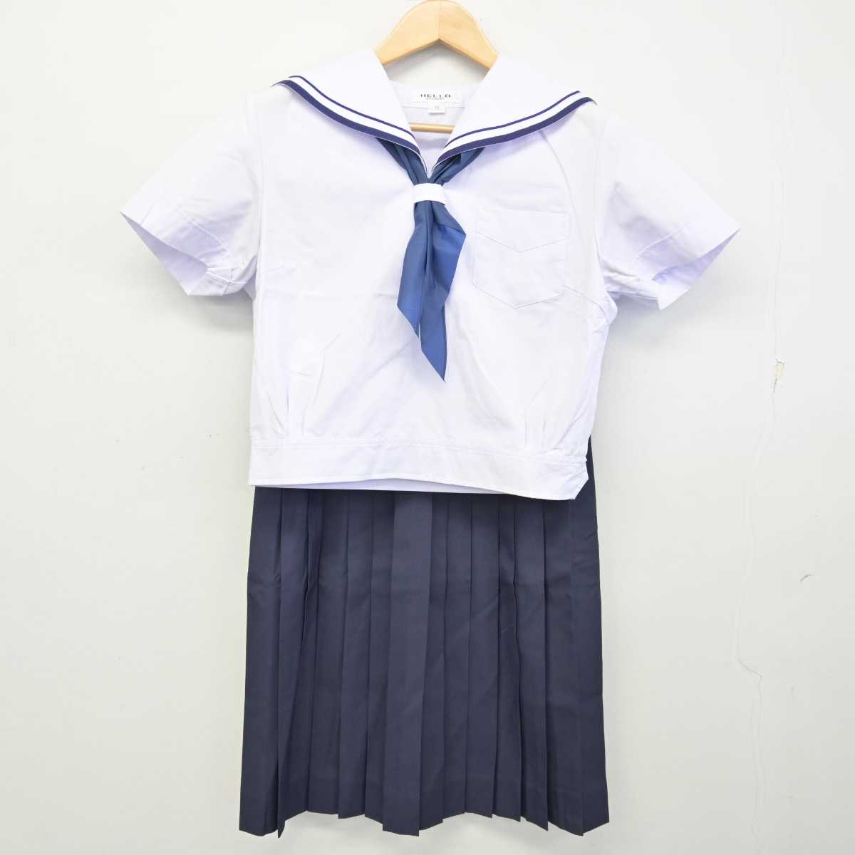 【中古】石川県 遊学館高等学校 女子制服 4点 (セーラー服・スカート) sf059918