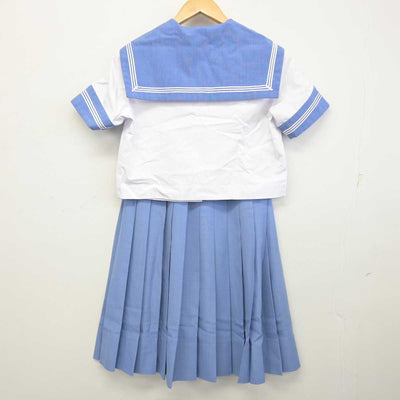 【中古】佐賀県 基山中学校 女子制服 4点 (セーラー服・スカート) sf059920