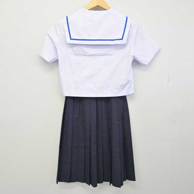 【中古】岐阜県 笠松中学校 女子制服 3点 (セーラー服・スカート) sf059921