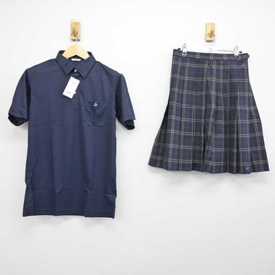 【中古】千葉県 柏陵高等学校 女子制服 3点 (シャツ・スカート) sf059924