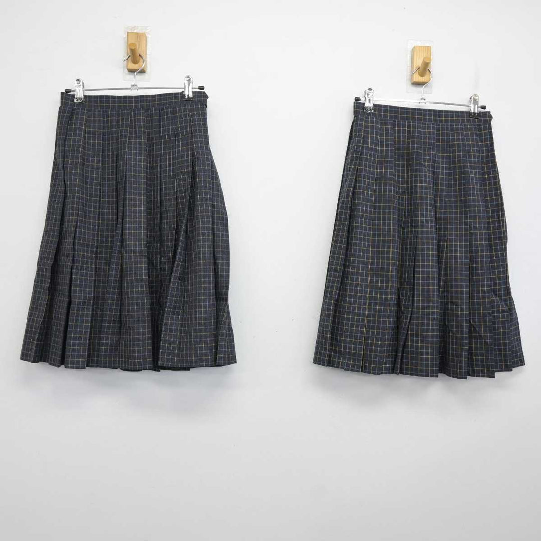 【中古】千葉県 大椎中学校 女子制服 4点 (ブレザー・スカート) sf059928