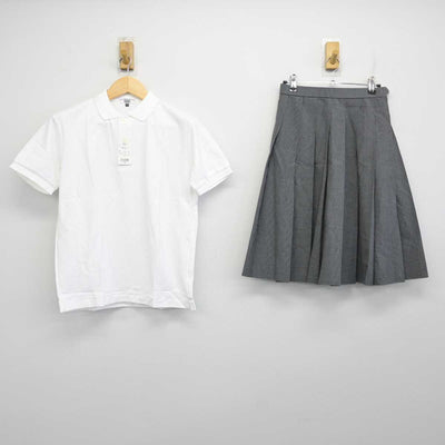 【中古】兵庫県 須磨学園高等学校 女子制服 2点 (シャツ・スカート) sf059930