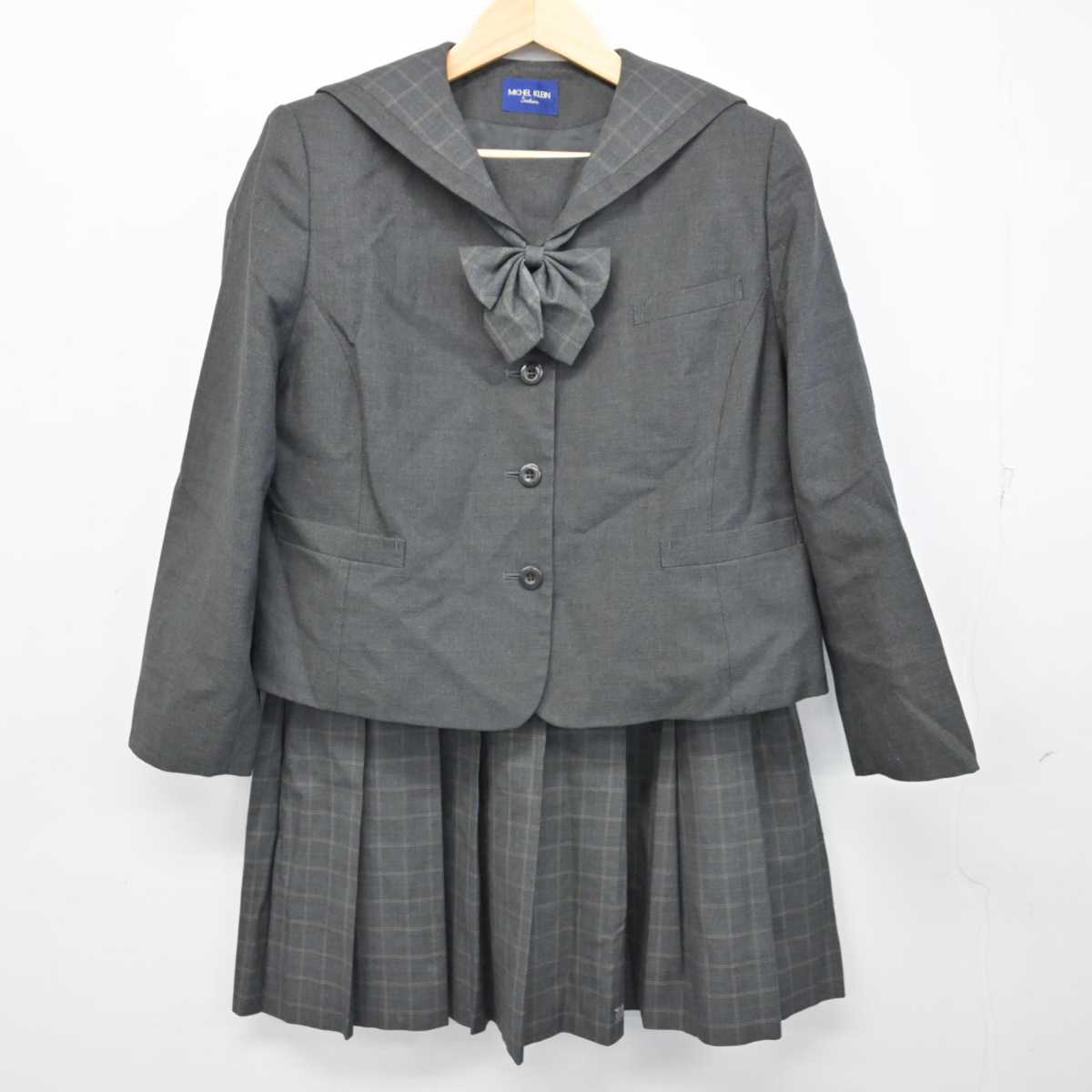 【中古】鳥取県 米子北高等学校 女子制服 3点 (セーラー服・スカート) sf059932