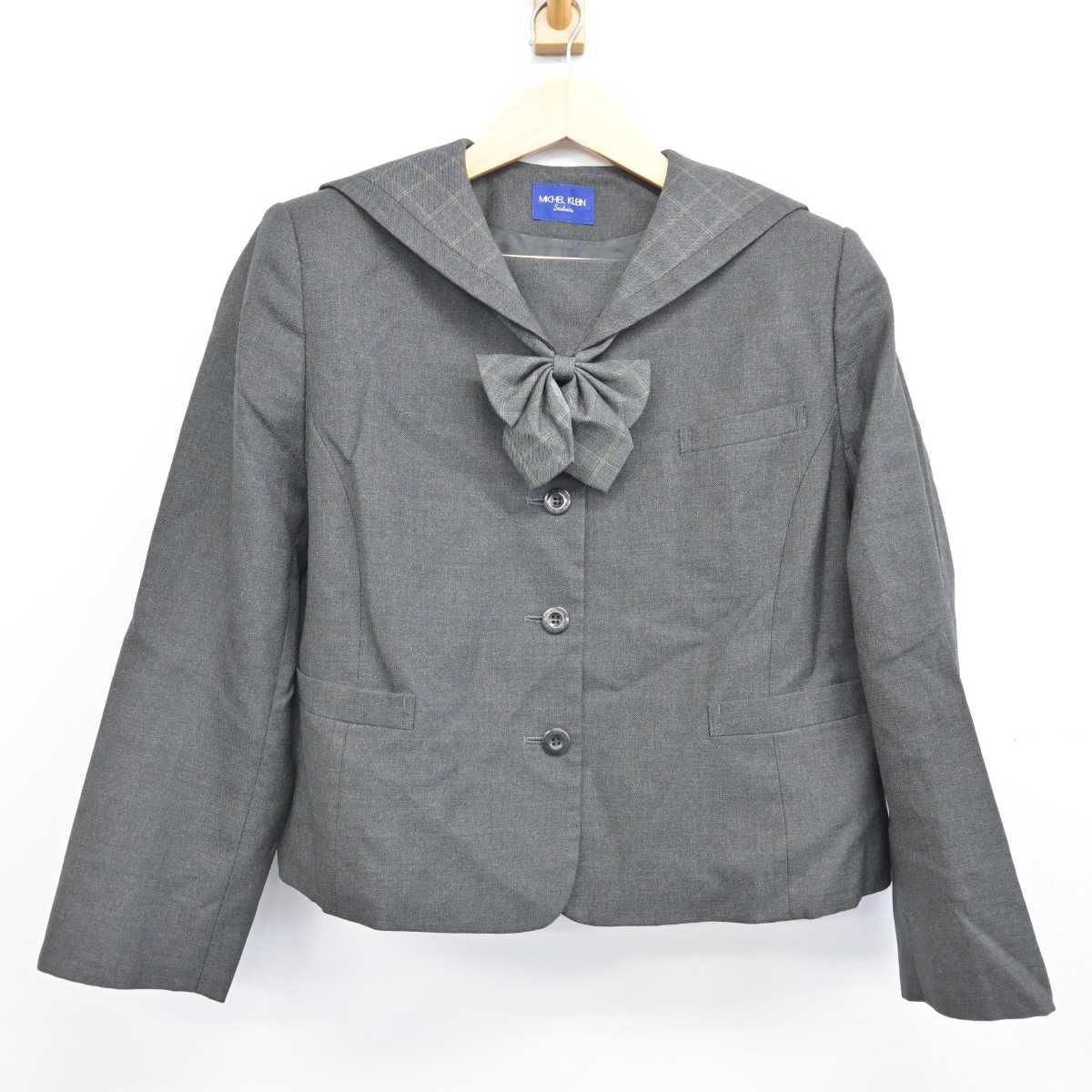 【中古】鳥取県 米子北高等学校 女子制服 3点 (セーラー服・スカート) sf059932