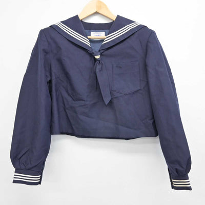 【中古】鳥取県 大山中学校 女子制服 4点 (セーラー服) sf059935