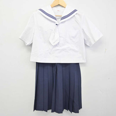 【中古】鳥取県 大山中学校 女子制服 5点 (セーラー服・セーラー服・スカート) sf059937