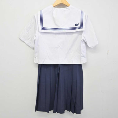 【中古】鳥取県 大山中学校 女子制服 5点 (セーラー服・セーラー服・スカート) sf059937