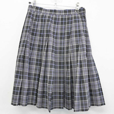 【中古】兵庫県 龍谷大学附属平安中学校 女子制服 2点 (ニットベスト・スカート) sf059940