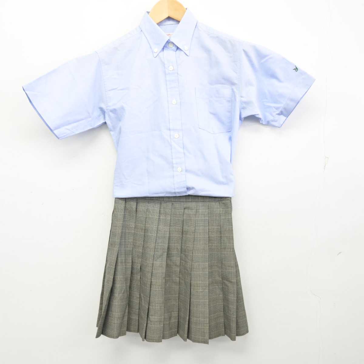 【中古】兵庫県 横浜創英高等学校 女子制服 2点 (シャツ・スカート) sf059947