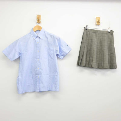 【中古】兵庫県 横浜創英高等学校 女子制服 2点 (シャツ・スカート) sf059947