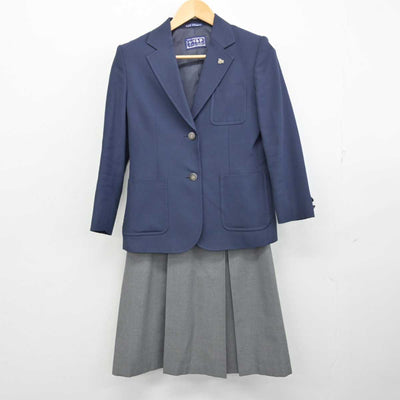 【中古】神奈川県 東高津中学校 女子制服 3点 (ブレザー・スカート) sf059949