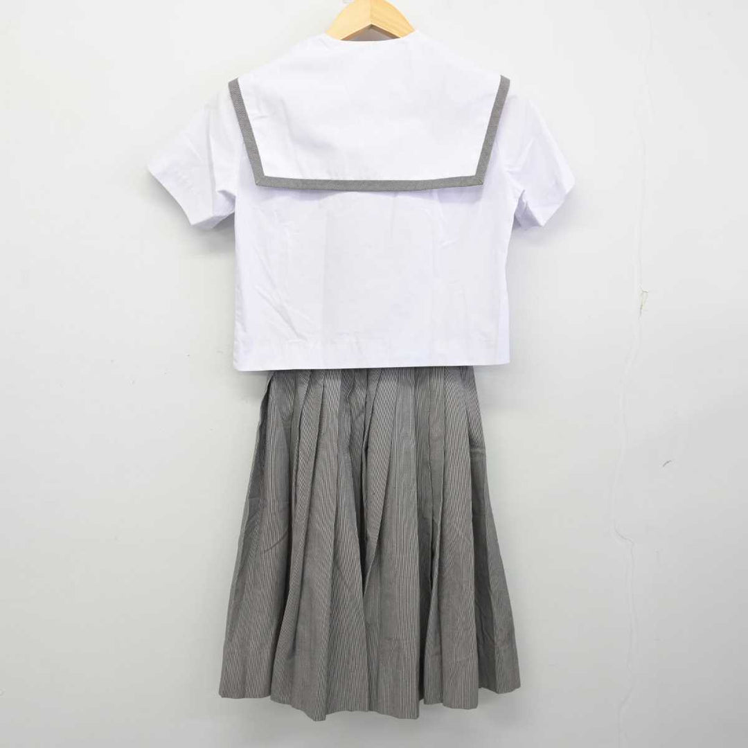 【中古】沖縄県 開邦中学校　 女子制服 2点 (セーラー服・スカート) sf059955