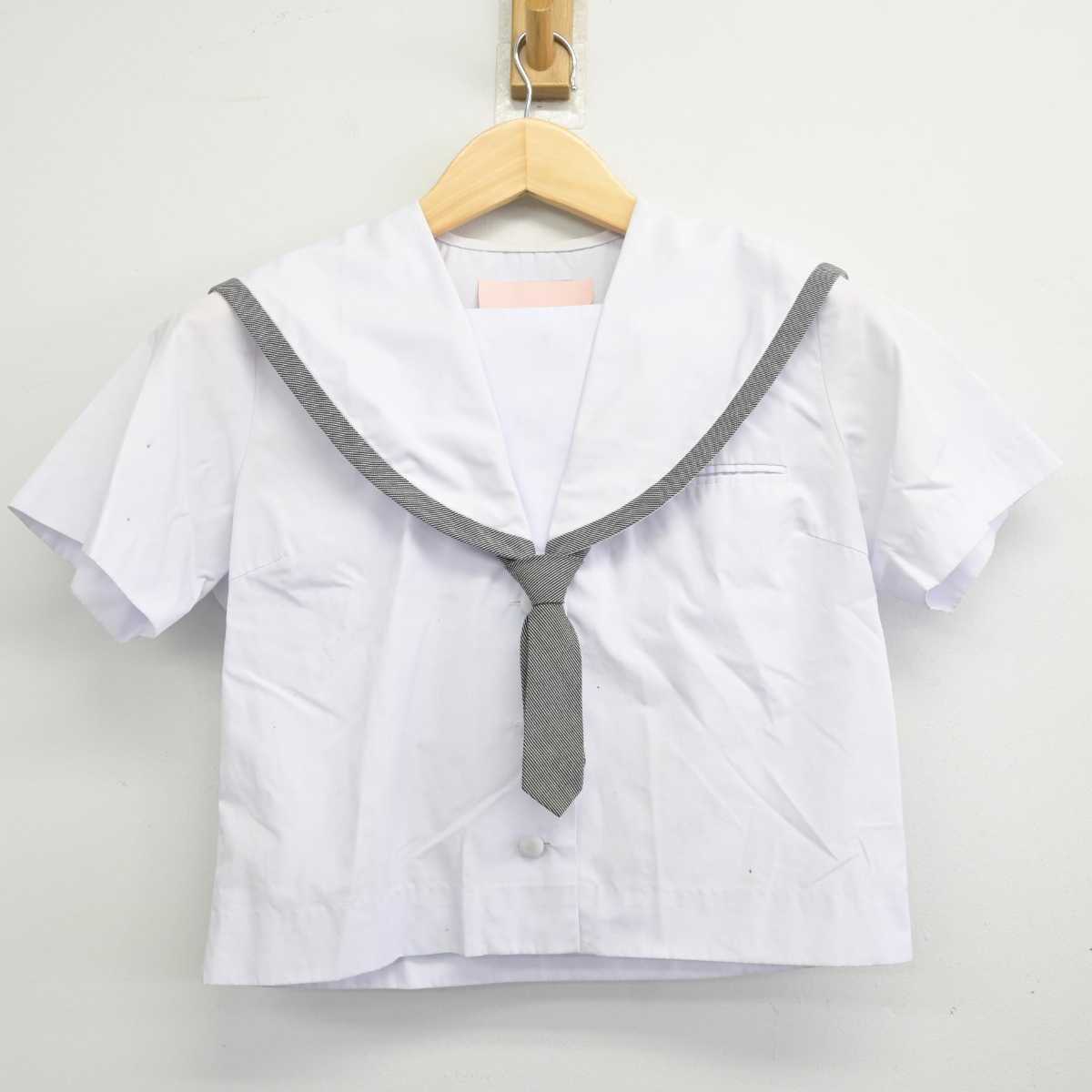 【中古】沖縄県 開邦中学校　 女子制服 2点 (セーラー服・スカート) sf059955