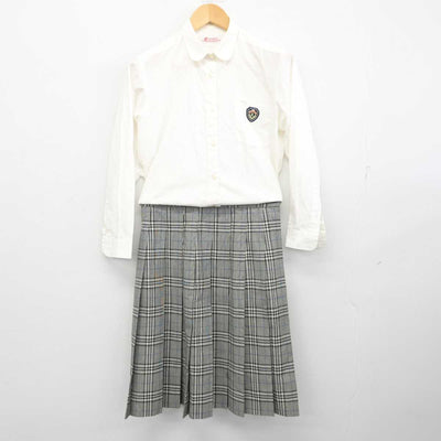 【中古】兵庫県 太子高等学校 女子制服 2点 (シャツ・スカート) sf059961