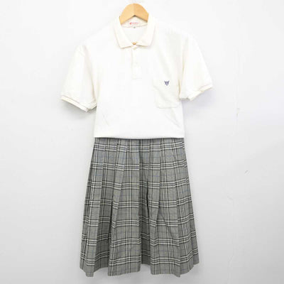 【中古】兵庫県 太子高等学校 女子制服 3点 (シャツ・スカート) sf059962