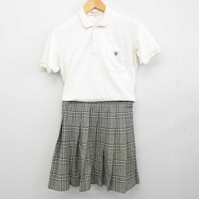 【中古】兵庫県 太子高等学校 女子制服 2点 (シャツ・スカート) sf059963