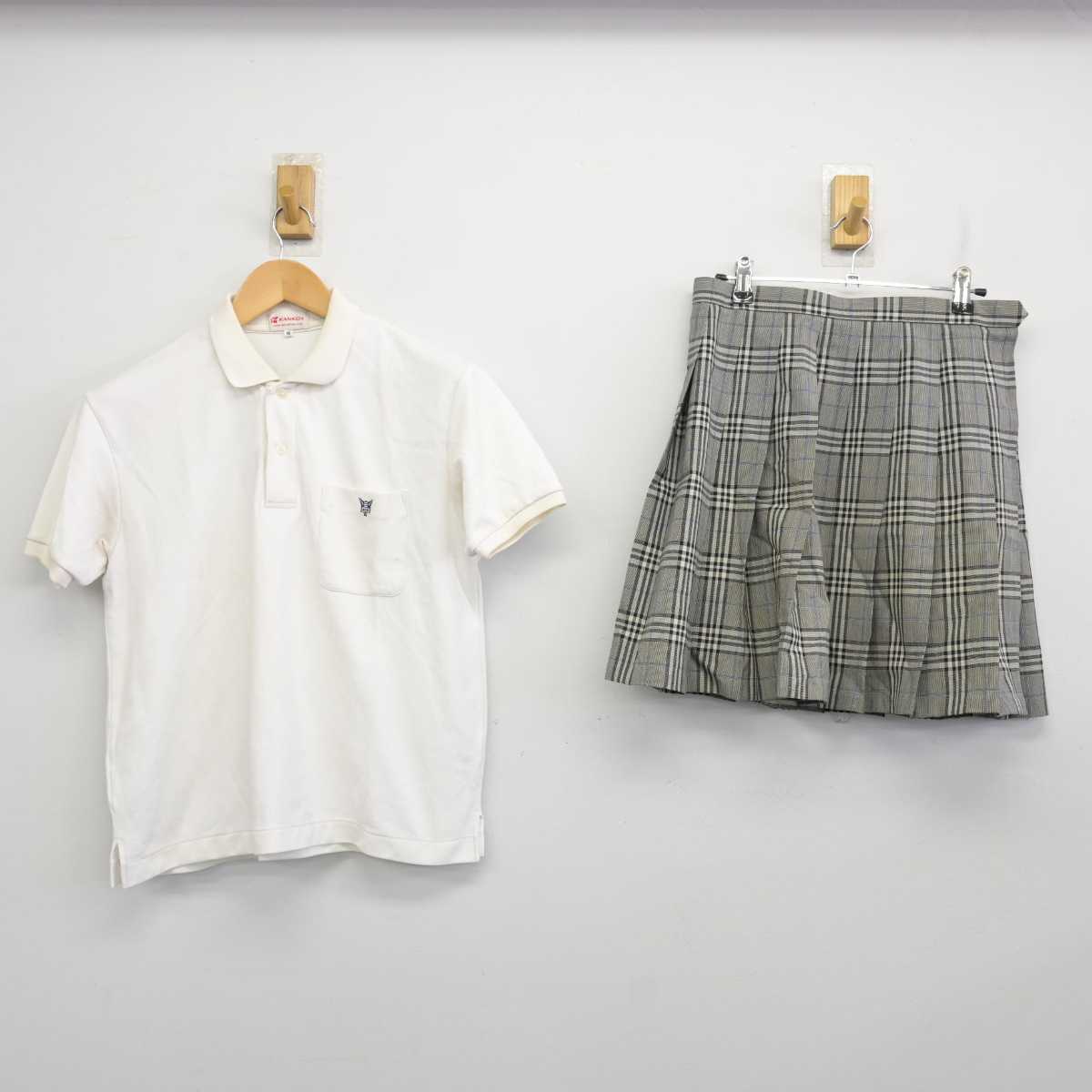 【中古】兵庫県 太子高等学校 女子制服 2点 (シャツ・スカート) sf059963