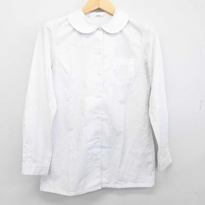 【中古】大阪府 上宮学園中学校 女子制服 2点 (ニット・シャツ) sf059982