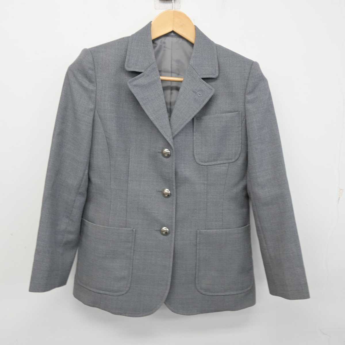 【中古】栃木県 陽北中学校 女子制服 4点 (ブレザー・スカート) sf059988