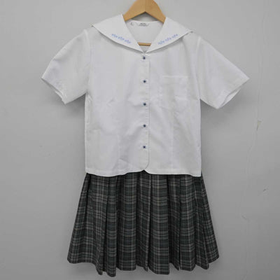 【中古】北海道 大麻高等学校 女子制服 3点 (ブラウス・ブラウス・スカート) sf059997