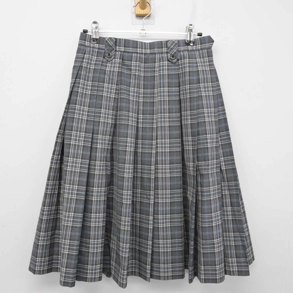 【中古】北海道 大麻高等学校 女子制服 3点 (ブラウス・ブラウス・スカート) sf059997