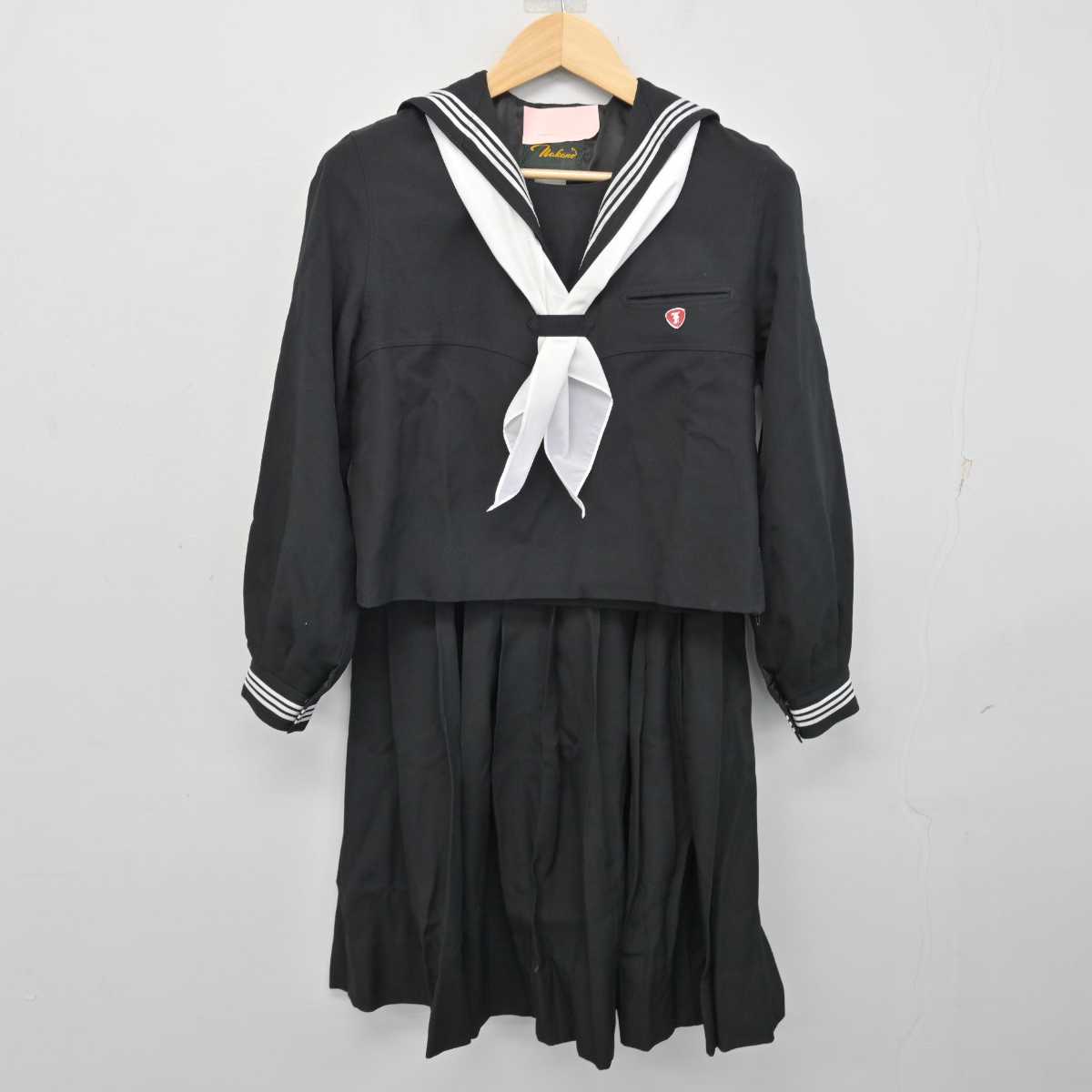 【中古】東京都 富士見中学高等学校 女子制服 4点 (セーラー服・スカート) sf059998