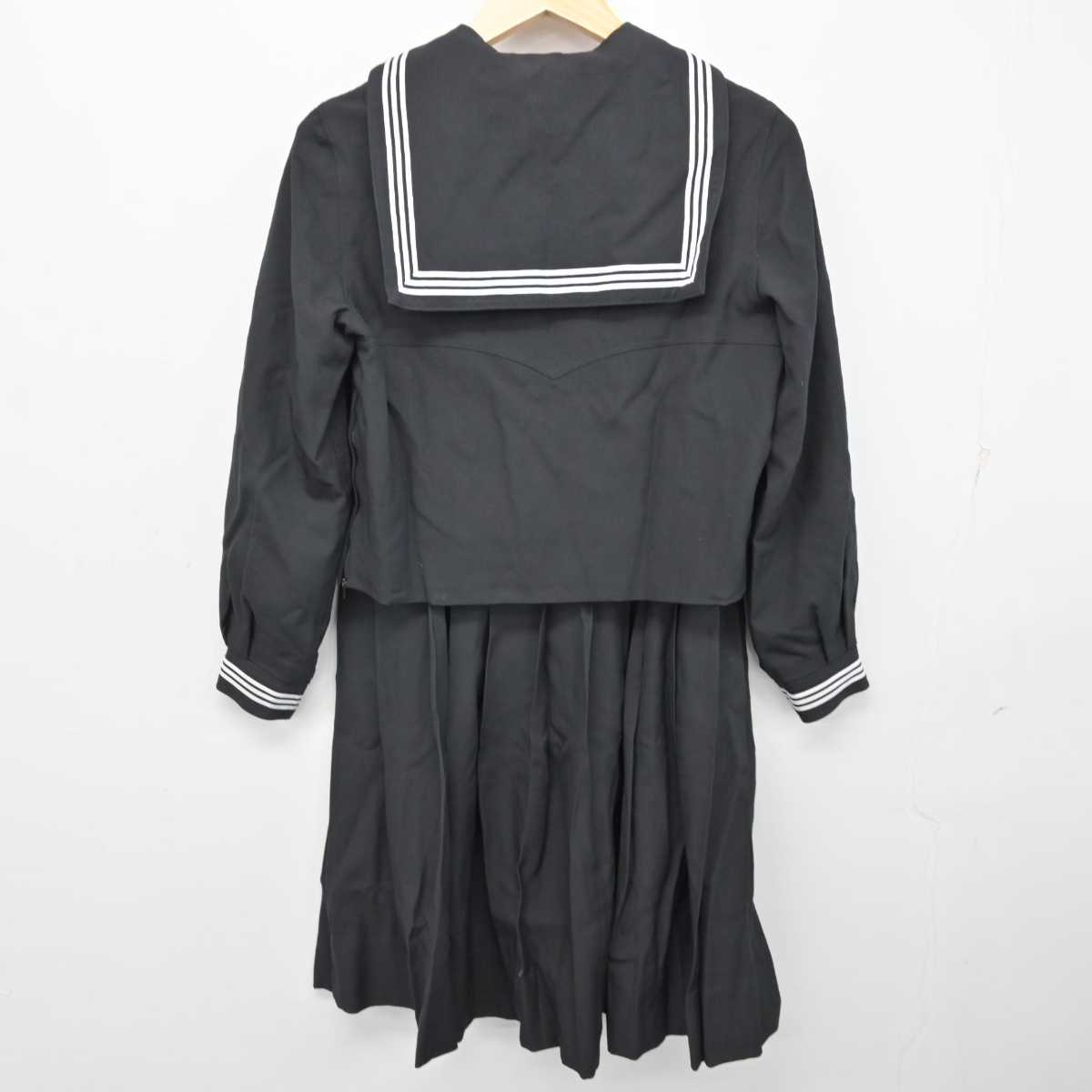 【中古】東京都 富士見中学高等学校 女子制服 4点 (セーラー服・スカート) sf059998