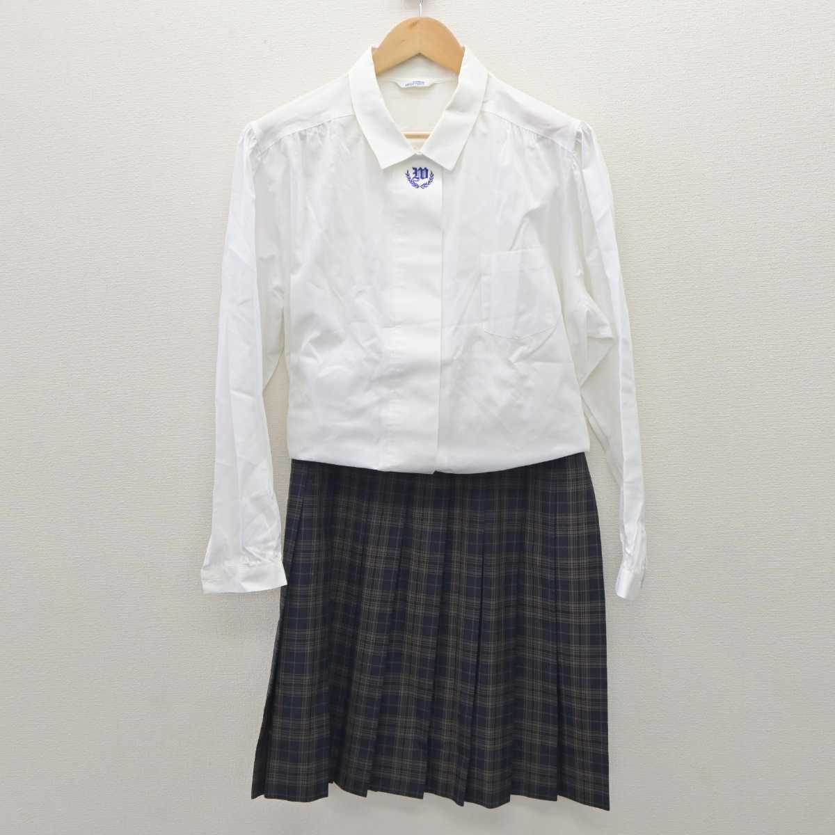 【中古】和歌山県 和歌山高等学校 女子制服 3点 (ブレザー・シャツ・スカート) sf060002