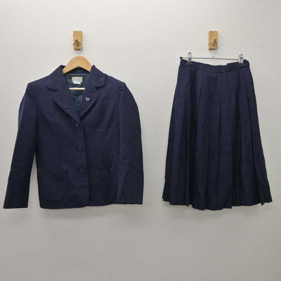 【中古】千葉県 久寺家中学校 女子制服 3点 (ブレザー・スカート) sf060017